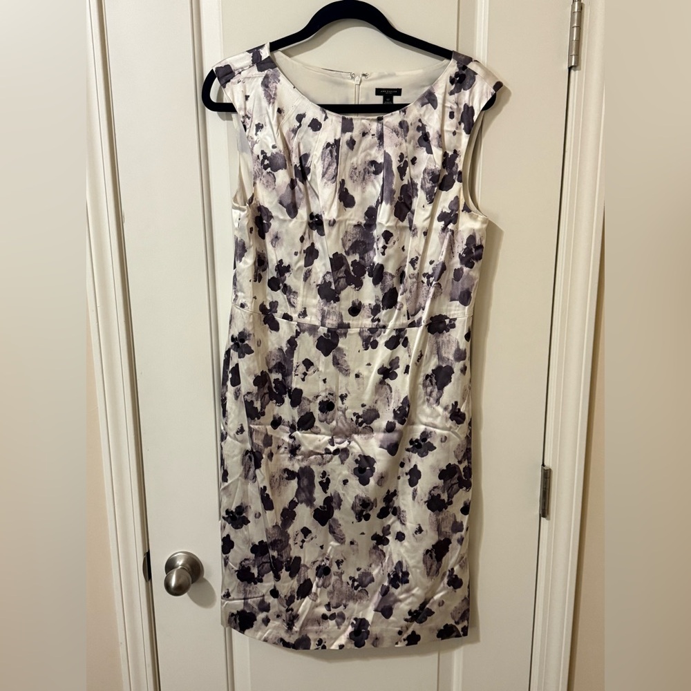 EUC ANN TAYLOR SILK DRESS 12